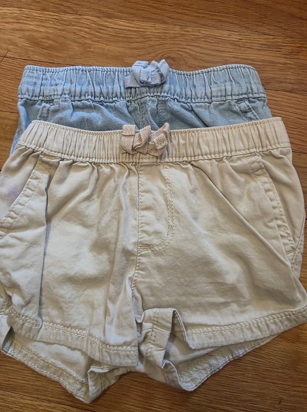 2 Pk Toddler Elastic-Waist Shorts
